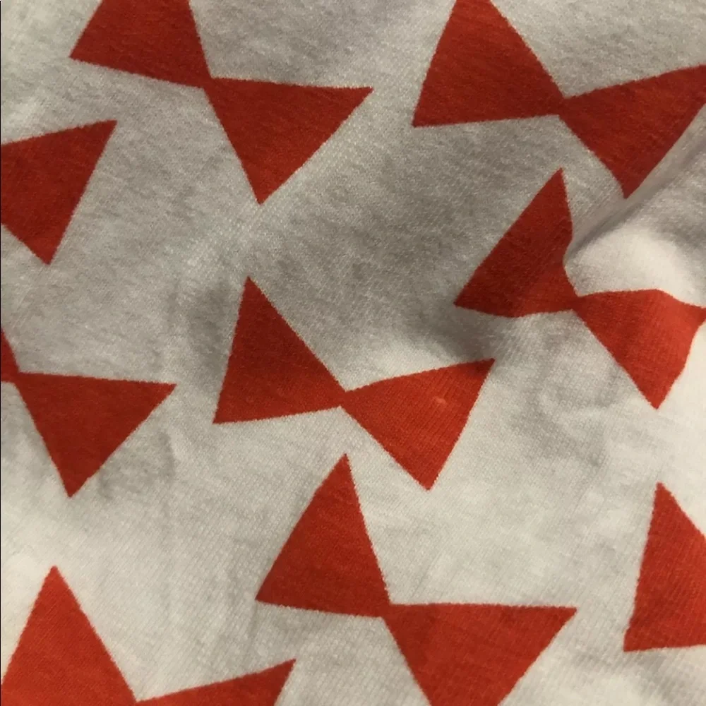 June And January White Red Bow Print Dress Toddler Girls 4T